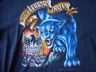 3D Emblem 90s XL Vintage Cougar Cat 1994 STURGIS RALLY SHIRT Biker Black Hills 