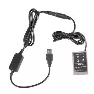 BLS-1 BLS-5 Dummy Battery DC Coupler+USB Cable for Olympus E-PL8 E-PL5 OM-D EM10 - Picture 1 of 9