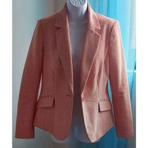 Blazer Liz Claiborne Naranja Espiga M Nuevo sin Etiquetas - Imagen 1 de 9