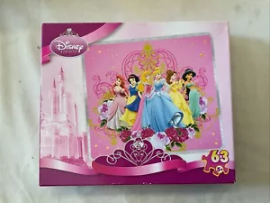 Vintage Disney Princesses 63 Piece Puzzle New AGES 5 & UP "Royal Bouquets" - Picture 1 of 3