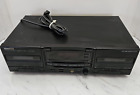 New ListingKenwood Kx-W4060 Double Cassette Tape Deck Hx-Pro Tested Works