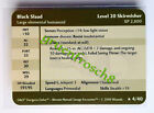 ►BLACK SLAAD ►04 RARE ►DDM3 MONSTER MANUAL SAVAGE ENCOUNTERS 2009 D&D STATS CARD