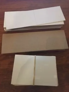 250 cartelle vuote 3x4,5" irrigiditrici per posta cartone cartelle gratis S&H - Foto 1 di 2