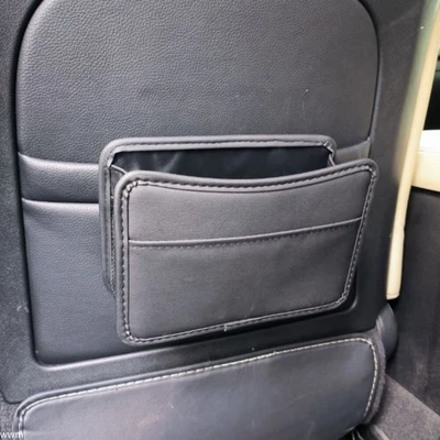 Black Leather Waterproof Hanging Storage Bag for Vehicle Doors Foto 1 de 4