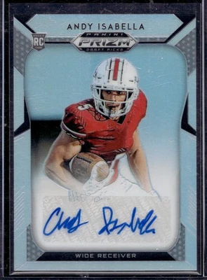 2019 Panini Prizm Draft Picks  Prizms Silver Autographs Andy Isabella #280 - Image 1 of 2
