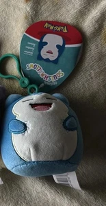 Pokémon Original Squishmallows 3.5"  Snorlax Clip On Plush  - Picture 1 of 2