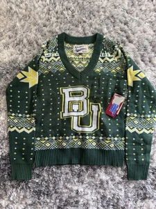 Campus Specialties BU Baylor Bears UNIVERSITY Ugly Christmas Sweater Small (Z86 - Picture 1 of 6