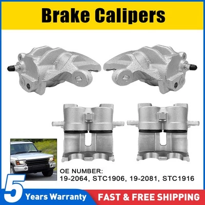 Fits Land Rover Discovery Mk2 Brake Caliper Front/Rear Left Right 1998-2004 4PCS - Image 1 of 4