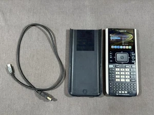 Texas Instruments TI-Nspire CX Graphing Calculator Cover Working W/ Cable - Picture 1 of 8