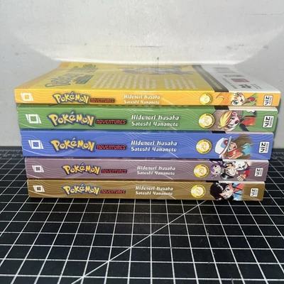 Pokemon Adventures Lot Of 5 Manga Book Set, Hidenori Kusaka & Satoshi Yamamoto - Image 1 of 4