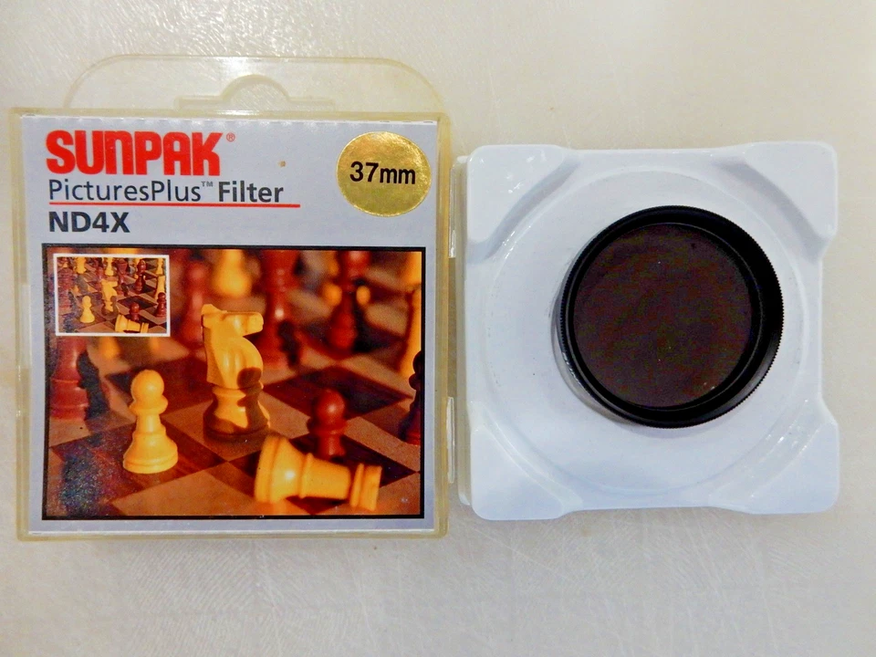 Sunpak 37mm ND-4x Neutral Density Lens Filter Japan ND4X  Unused - Image 1 of 1