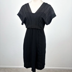 Diane Von Furstenberg Malena Black Dress - Picture 1 of 7