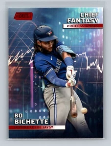 2023 Topps Stadium Club Bo Bichette Chief Fantasía Profesional Lámina Roja Toronto - Imagen 1 de 2