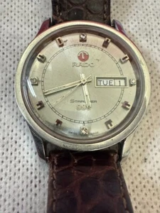 Vintage Rado Starliner 999 Day Date Edelstahl Uhr 11778-6T - Bild 1 von 7