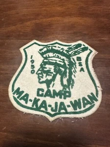 1950 Boy Scout Camp Ma-Ka-Ja-Wan Felt Camp Patch - Picture 1 of 2