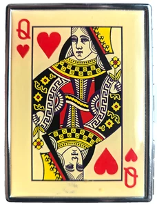 Queen of Hearts Premium (9 100mm) Nickle-Plated Metal all Cigarette Holder - Picture 1 of 4