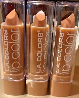 L.A. Colors Moisture Rich Lip Color  Shade Nude #521 LOT OF 3 SEALED - Image 1 of 3