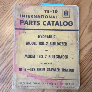 International IH 18D-2 18G-2 BULLDOZER PARTS MANUAL BOOK CATALOG GUIDE TD-18 - Picture 1 of 3