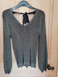 Bkack & Gold Per Una Jumper Size 14 - Picture 1 of 1
