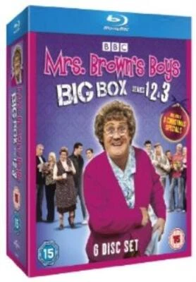 Mrs Brown's Boys: Series 1-3 Blu-Ray (2013) Brendan O'Carroll cert 15 6 discs - Image 1 of 2