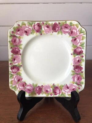 Vintage Royal Doulton Raby Rose Orphan Replacement Side Plate Made In England - image 1 of 4