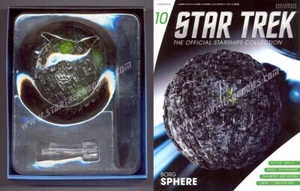 COMO NUEVO Eaglemoss Star Trek StarShip #10 - ESFERA BORG - 21/2" de diámetro - ¡con revista! - Imagen 1 de 5