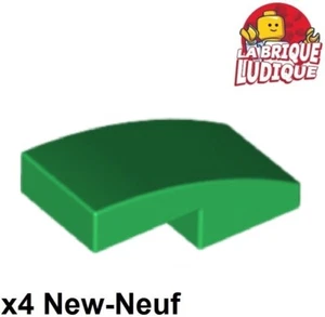 LEGO 4x Slope Curved Slope Gewölbt 1x2 Grün/Grün 11477 Neu - Bild 1 von 1