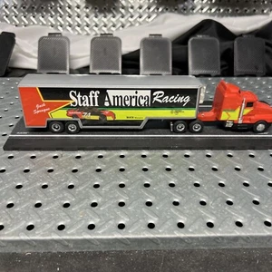 ERTL Transporters NASCAR #74 Staff America Racing 1993 Semi - Picture 1 of 19