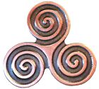 Triskelion Triple Spiral Celtic Neolithic Wiccan Triskele Symbol Metal Pin Badge