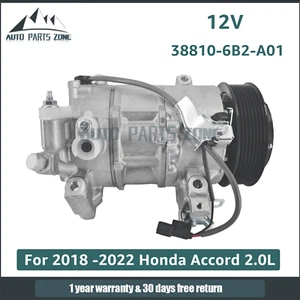 AC Compressor Fits Honda Accord 2.0L 2018 2019 2020 2021 2022 38810-6B2-A01 - Picture 1 of 17