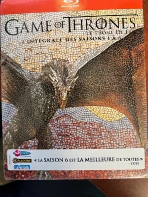 HBO Game Of Thrones Blu-Ray L'Integrale Des Saisons 1 a 6 Seasons 1-6 French NEW - Image 1 of 2