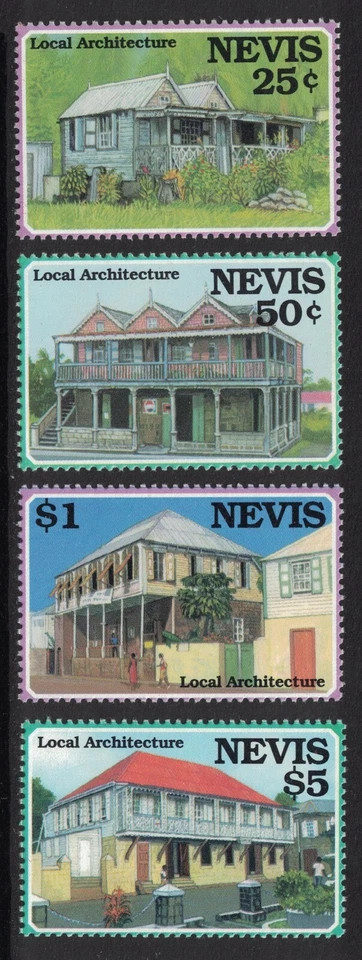 NEVIS: Scott 867-870 - Juego de 4 MNH - Agricultura local - 1994 - Sellos como nuevos Foto 1 de 1