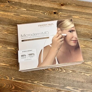 Trophy Skin Microderm MD Professional Grade Home Microdermabrasion System Blush - Picture 1 of 10