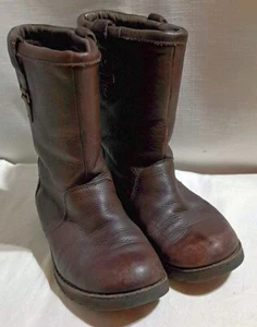 Botas UGG Erigon de Cuero Marrón Juveniles Talla US 4/UK 3/EU 34 Muy Buen Estado - Imagen 1 de 9