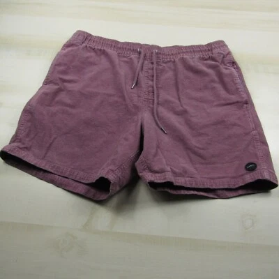 Pantalones Cortos RVCA Hombres 2XL XXL Púrpura Pana 6 Entrepiernas Surf Cordón Algodón Foto 1 de 4