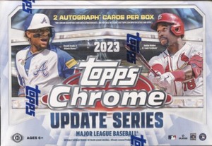 2023 Topps Chrome Update Series Baseball Breakers Delight Factory Sealed Box