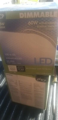 TCP LED10DR430K - 4" - 10 watt - 120 volt - 3,000K - Dimmable - Recessed 2 pack - Image 1 of 2