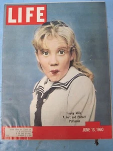 Life Magazine 1960       June 13, 1960 Hayley Mills A Pert and perfect Pollyanna - Picture 1 of 8