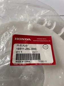 Ventola di raffreddamento originale Honda OEM 19511-Z6L-000 adatta per GX630, GX660, GX690, GXV690 - Foto 1 di 3