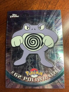 2000 Topps Chrome Pokemon Series 1 #62 Poliwrath - Picture 1 of 2