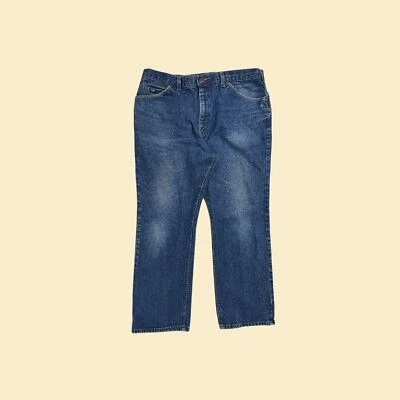 Pantalones de mezclilla Lee años 80/90, 40x30 hechos en EE. UU. algodón pierna recta jeans hechos en unión Foto 1 de 4