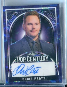 2024 Hoja Pop Siglo Chris Pratt CRISTAL PÚRPURA AUTÓGRAFO AUTOMÁTICO VERDADERO 1/1 MARAVILLA - Imagen 1 de 1