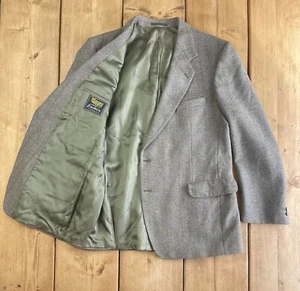 MAGEE Tweed Blazer UK44R EU54R Brown MADE IN THE UK - Picture 1 of 8