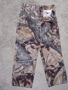 WRANGLER Fusion 3-D Camo JEANS Kids 8 Double Knee Hunter Outdoors Leafy Denim 3D - Picture 1 of 10