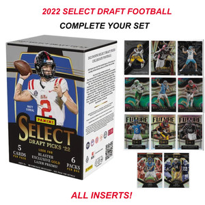 2022 Panini Select Draft Football COMPLETE YOUR SET *Inserts