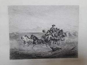 La charrette des volontaires hongrois-Pettenkofen-16/20.Collection. - Picture 1 of 2
