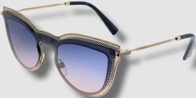 Gafas de sol doradas con ojo de gato Valentino VA2018 3004/I6 $420 auténticas para mujer 33/67/140 Foto 1 de 3