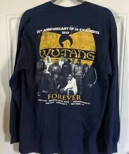 Wu Konzert RAR doppelseitiges "Enter The Wu Tang 20 Jahre Jubiläum Shirt Gr./L  - Bild 1 von 6