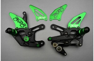 Commandes Reculées Racing Vertes KAWASAKI Z 1000 SX Z1000SX ZXT00W 2017-2019 - Picture 1 of 6