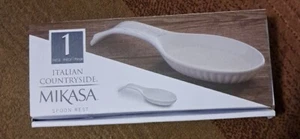 Mikasa Italian Countryside Spoon Rest, 10-Inch, White - Picture 1 of 1